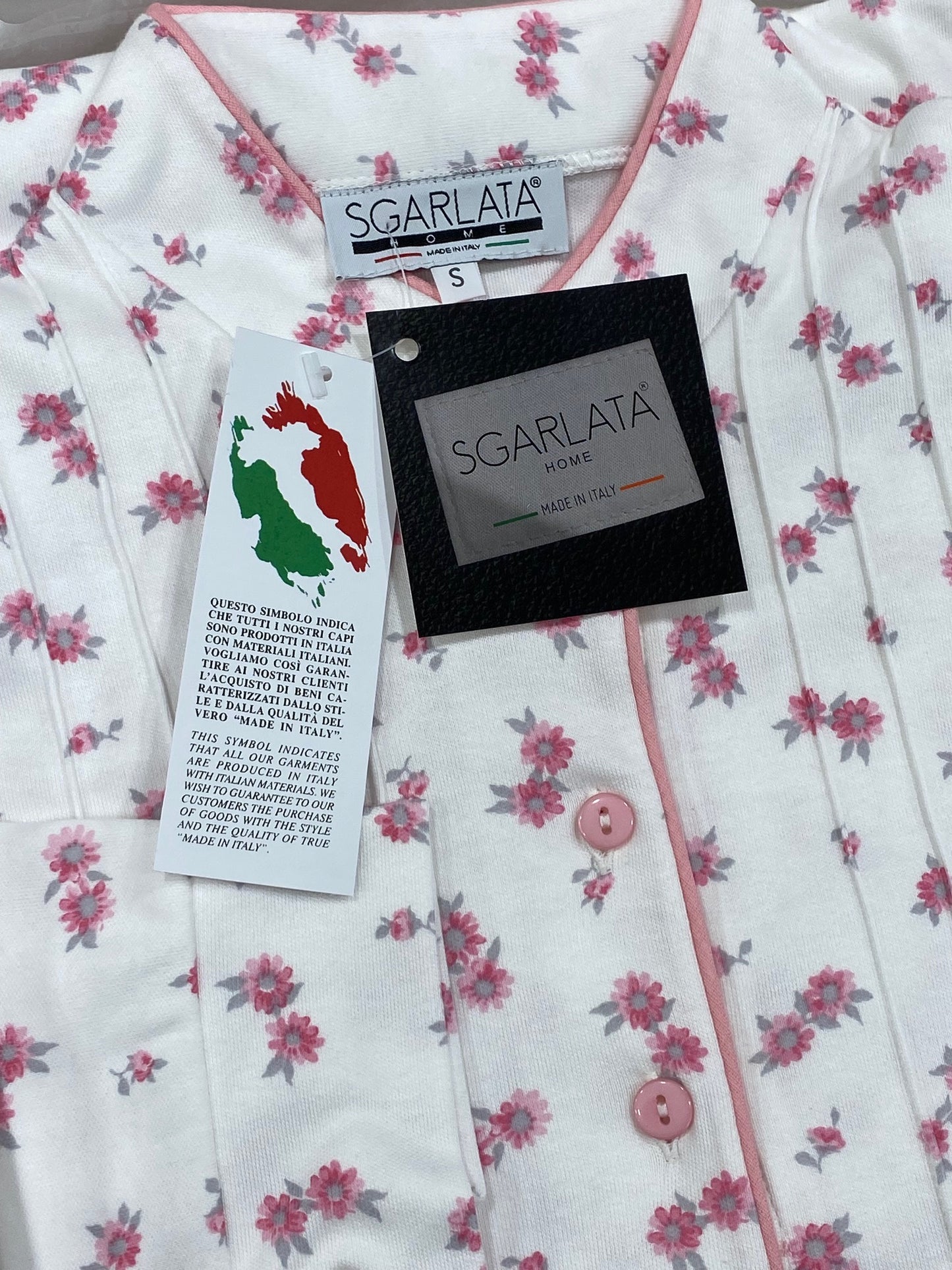 Women's Pajamas in Pure Cotton Interlock with Sanfor Treatment Art. Marta