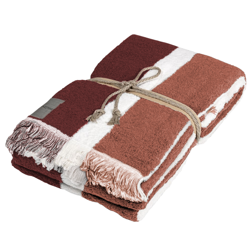 Fazzini Telo Bagno in Pura Spugna Idrofila tinta in filo melange art. Gradazioni