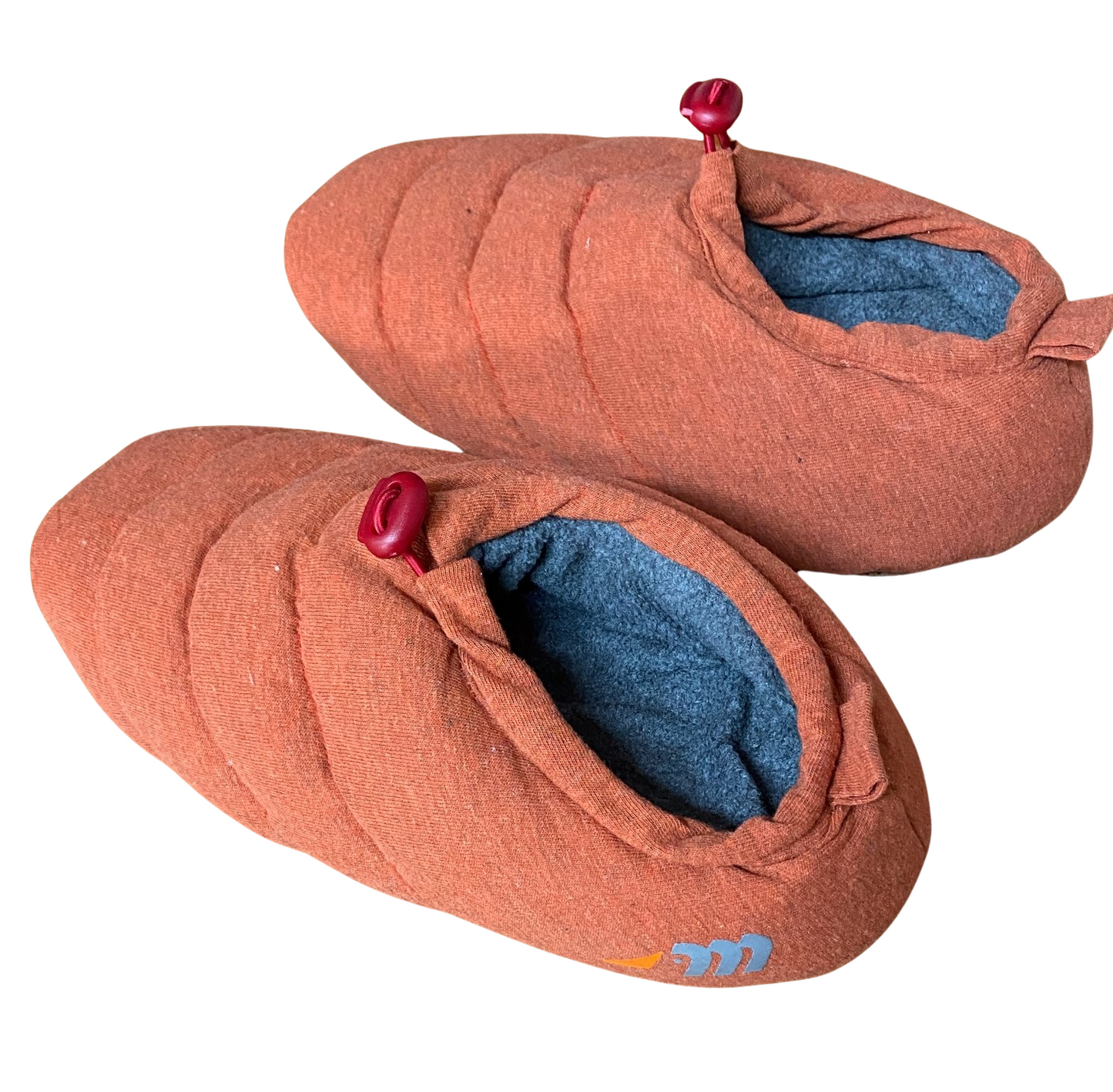 Minardi unisex goose down shoe with insole - fleece exterior