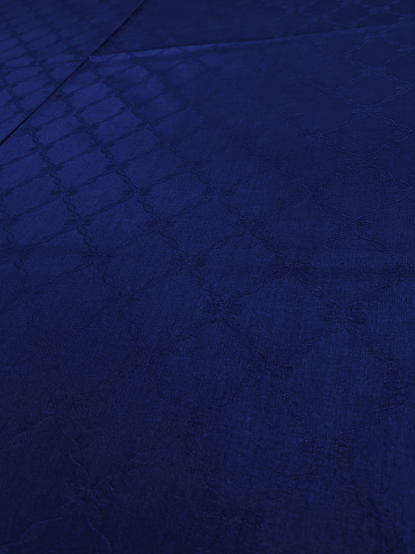 Elegante Tovaglia da tavola senza tovaglioli in Puro Damasco di Cotone Lavorazione Jacquard Art. Bice