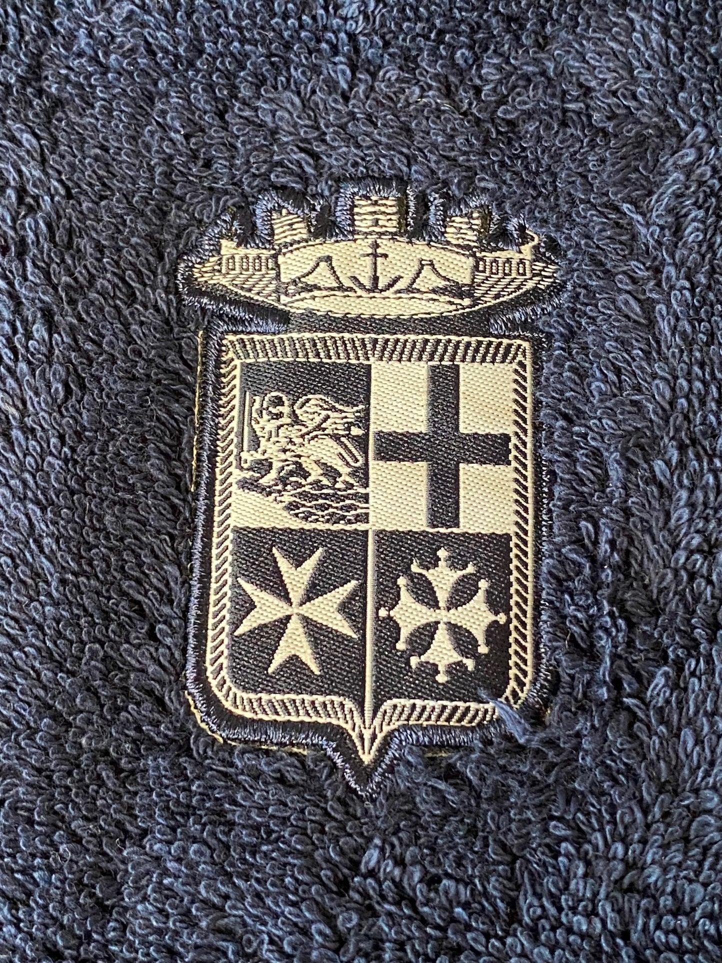 Marina Militare beauty case in pura spugna idrofila e chiusura con zip