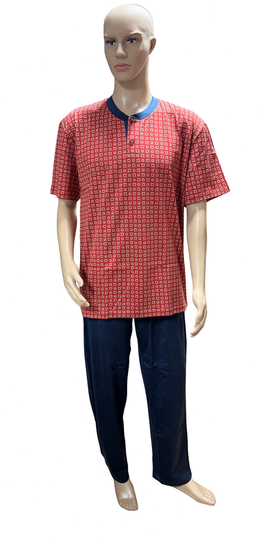 Arcte - Pigiama Uomo in pregiato Filo di Scozia peso estivo -tre pezzi - art. Colbert