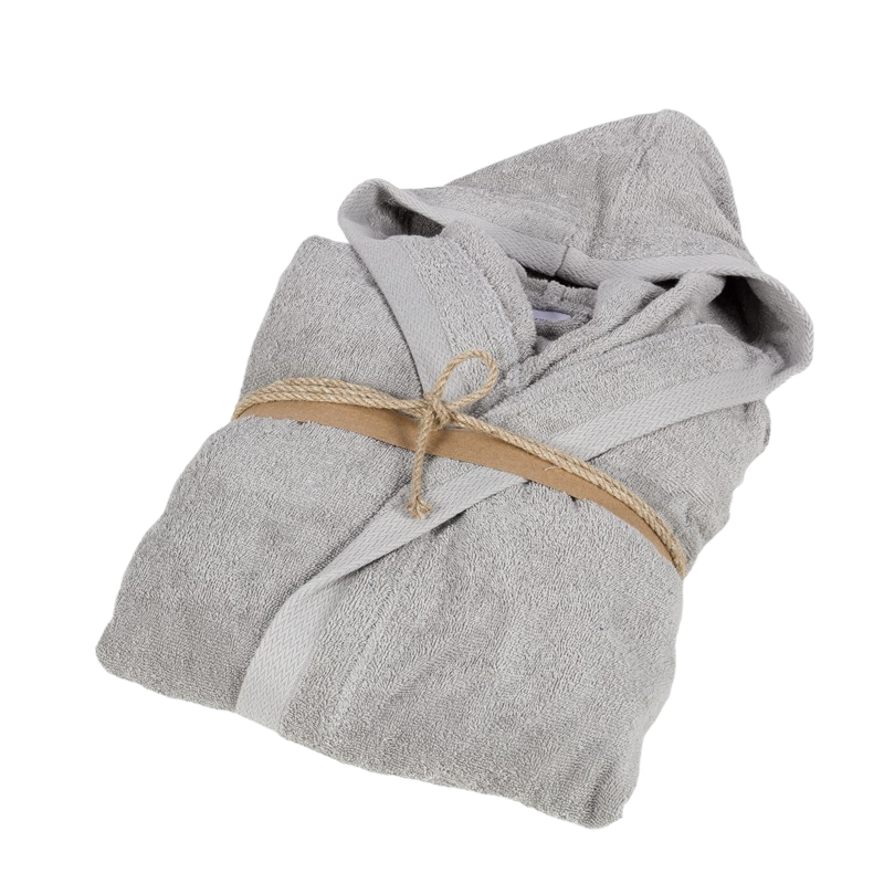 Fazzini bathrobe with hood in pure hydrophilic sponge art. Losanghe