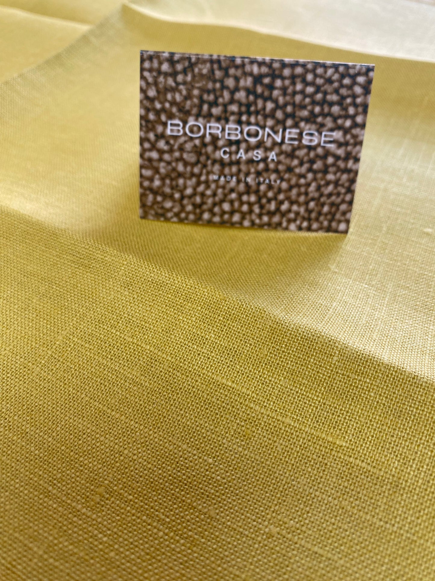 Borbonese Casa, servizio all'americana in puro Lino 100%