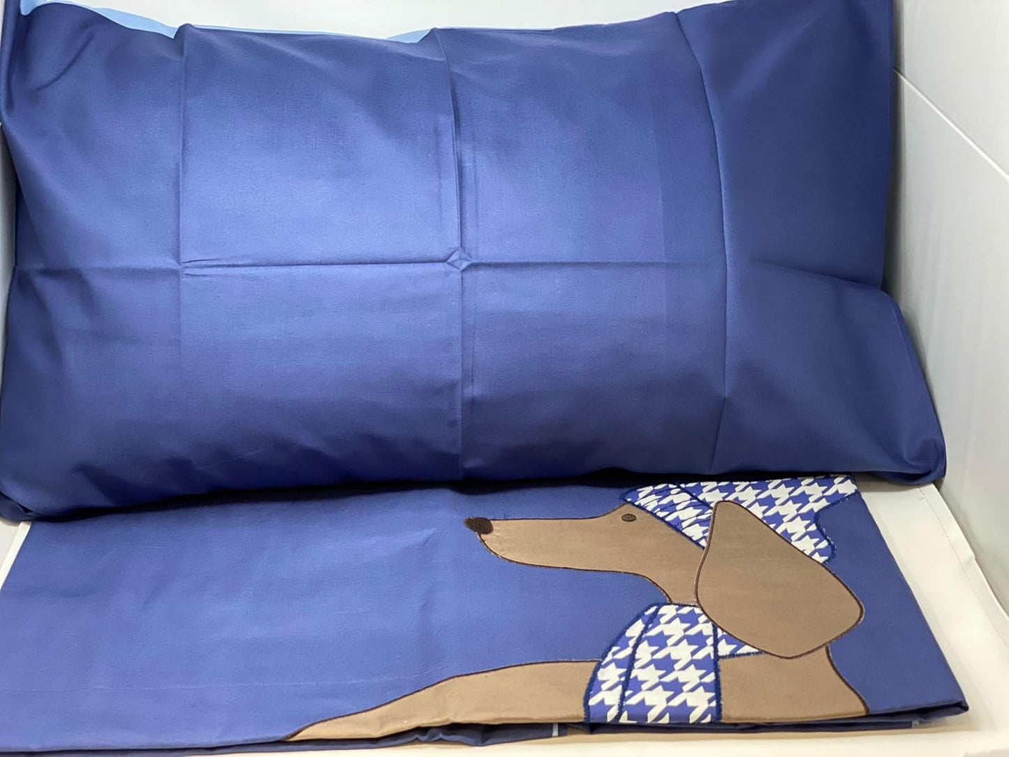 Maryhome Duvet Cover Set (Without Bottom Sheet) Single Size in Pure Cotton with Double-Face Tight Weave and Fine Applications