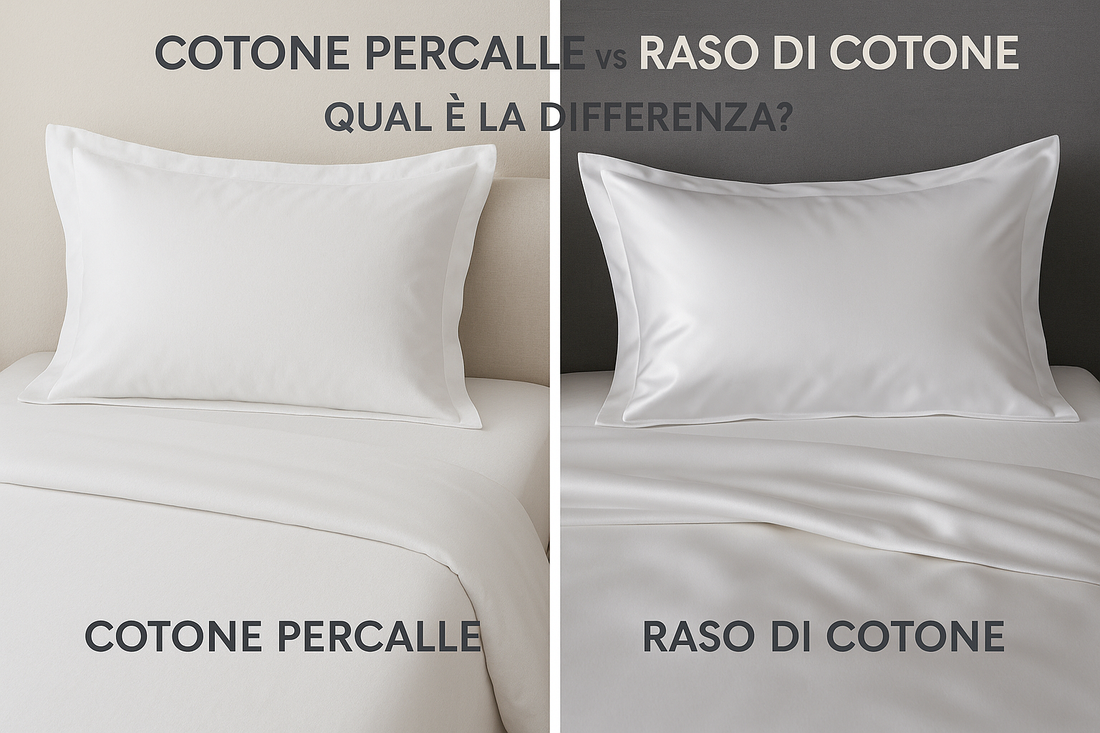 Cotone Percalle vs Raso di Cotone: Scopri il Tessuto Perfetto per i Tuoi Sogni