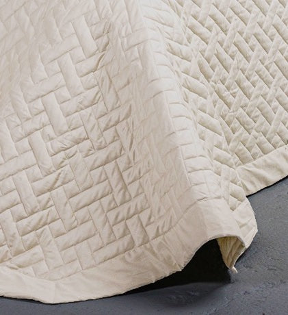 Sgarlata Home Trapuntino Quilt Matrimoniale Balzato 100% Raso di Puro Cotone 300TC Art. Helen