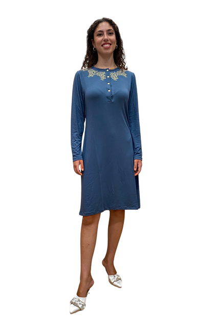 Chemise de nuit en viscose pour femme Art.