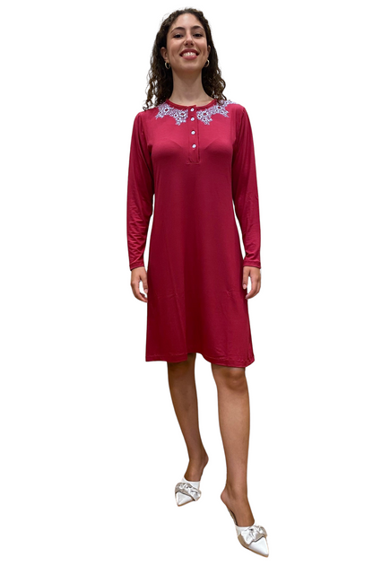 Chemise de nuit en viscose pour femme Art.