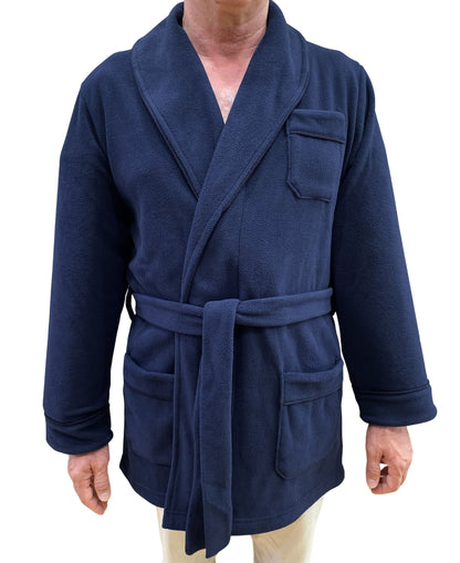 Alpina Intimo dal 1926 Short Dressing Gown for Men in Warm Microfleece Art. Gange