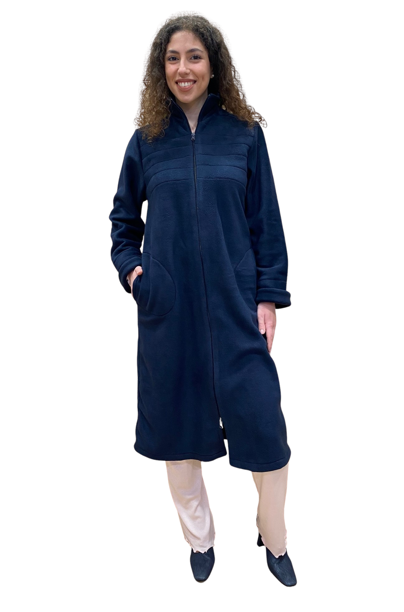 Vestaglia da Donna in Micropile Anti-Pilling con Chiusura Zip Art. Sofia