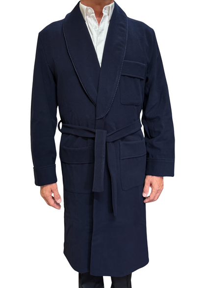 Vestaglia da Camera per Uomo in Lana e Cashmere modello Scialle Classico art. Londra