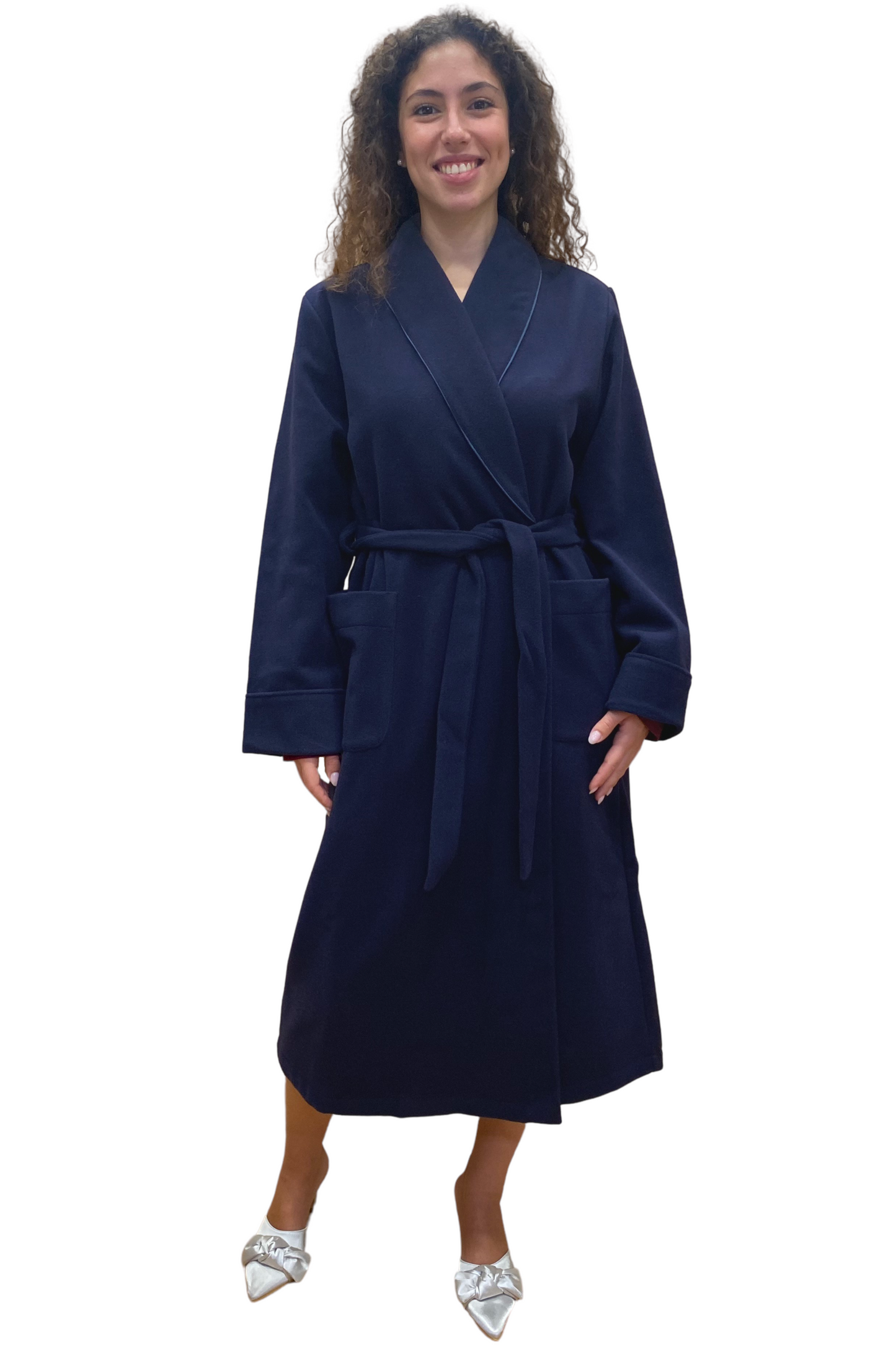 Vestaglia da Donna in Lana e Cashmere modello Scialle classico art. Vittoria in OFFERTA
