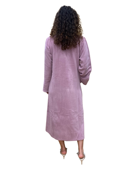 Vestaglia da Donna in Pile di Viscosa Interamente Abbottonata Art. Rosanna