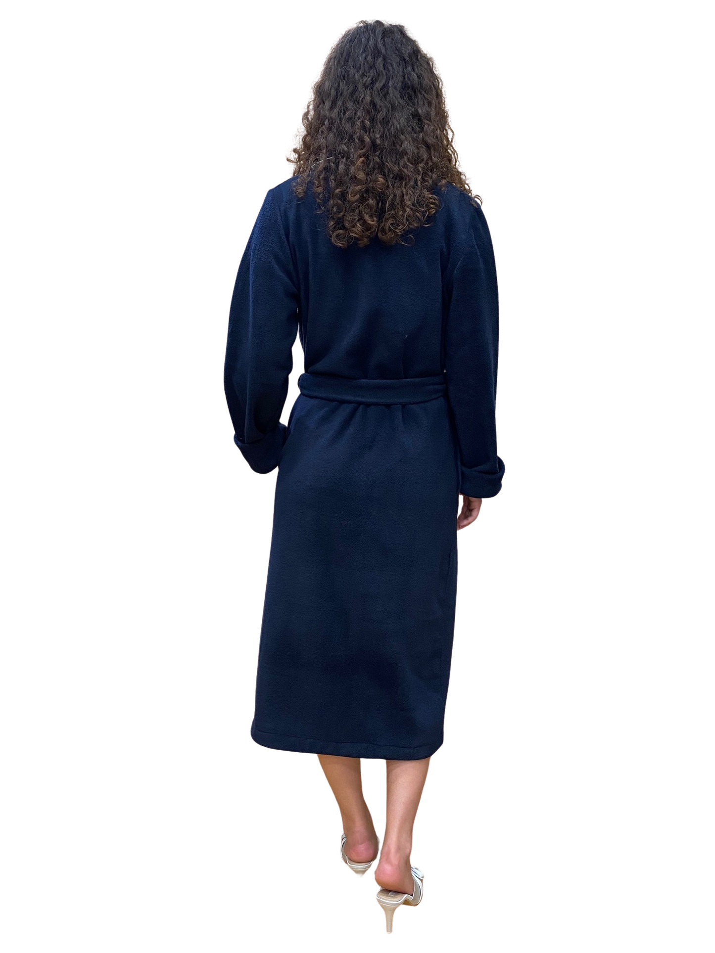 Frauen-Dressingkleid in Anti-Pill Micropile Classic Shawl Model Art. Elena