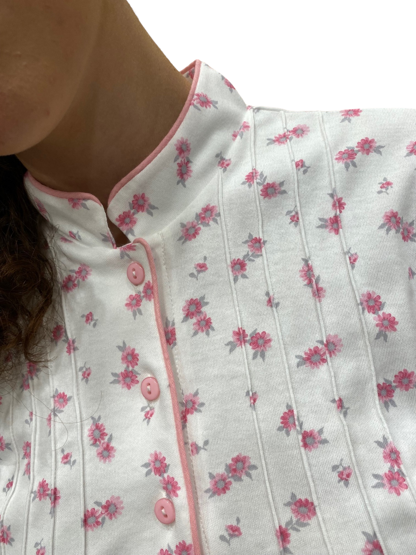 Pyjama pour femme en pur coton interlock avec traitement Sanfor Art.