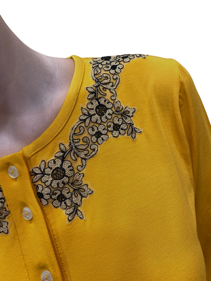 Frau Nachthemd in Viskose Kunst. Francesca