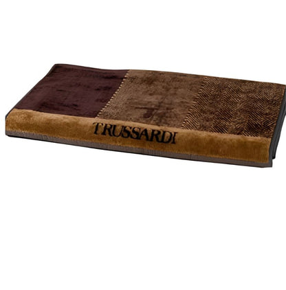 Trussardi Home Linen Accappatoio con Cappuccio in Spugna di Puro Cotone Art. New Tweed