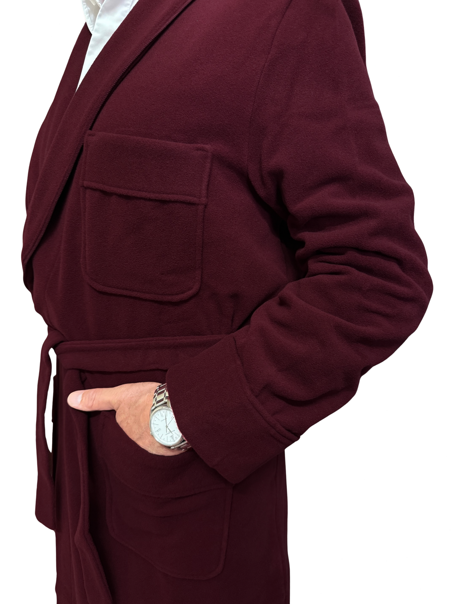 Vestaglia da Camera per Uomo in Lana e Cashmere modello Scialle Classico art. Londra