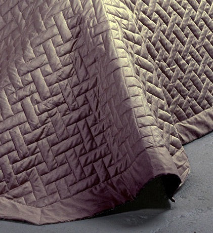 Sgarlata Home Trapuntino Quilt Matrimoniale Balzato 100% Raso di Puro Cotone 300TC Art. Helen