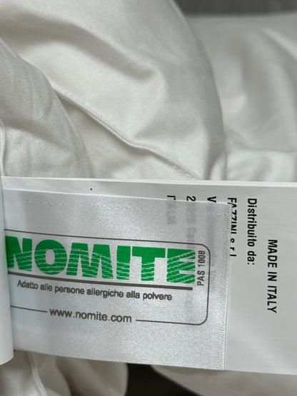 Fazzini Topper Piuma Matrimoniale 180x200 Imbottitura 90% Piumette e 10% Piumino, Rivestito 100% Cotone Art. Topper Piuma