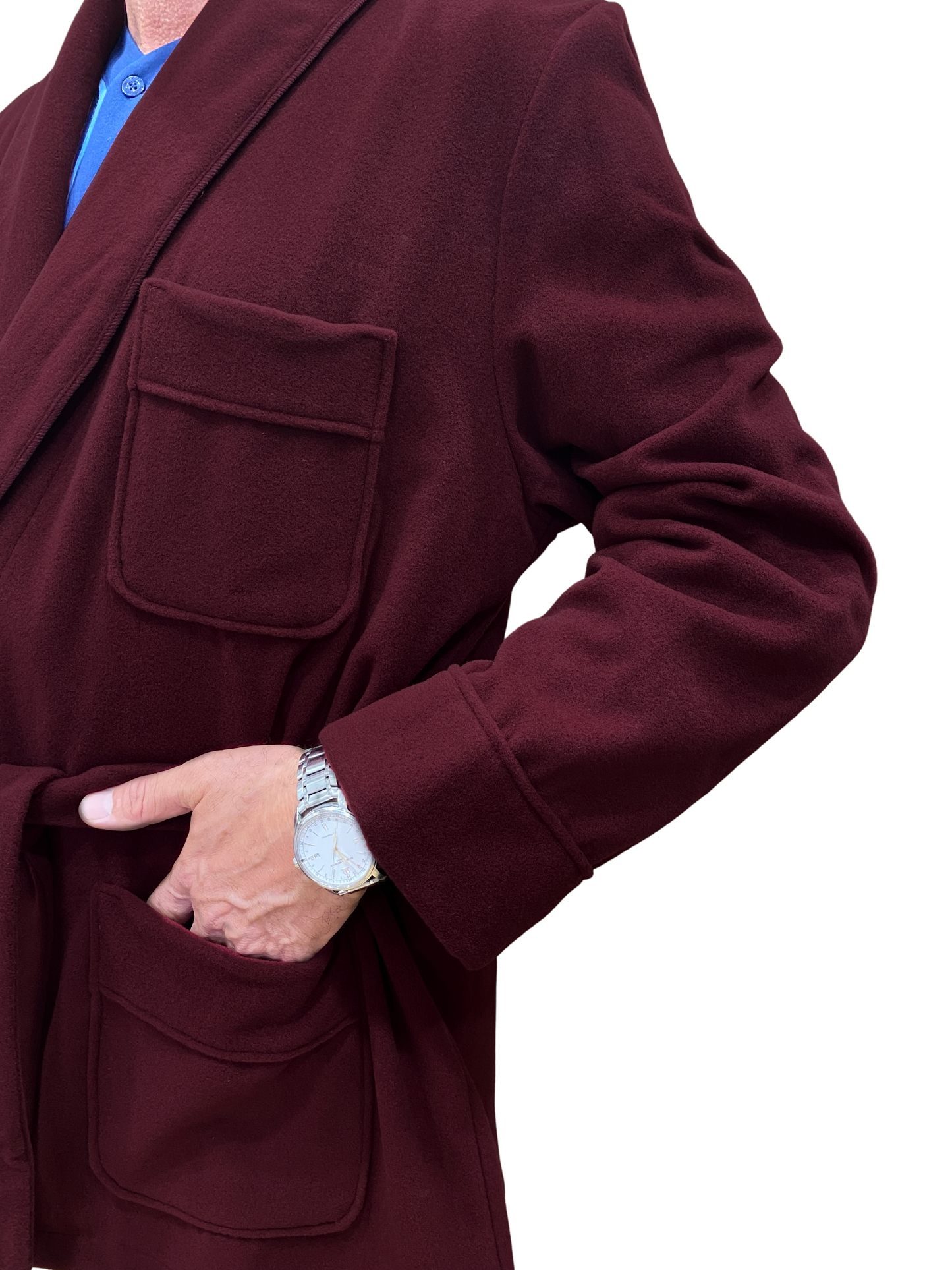Vestaglia da Camera per Uomo in Lana e Cashmere modello Scialle Classico art. Londra in offerta