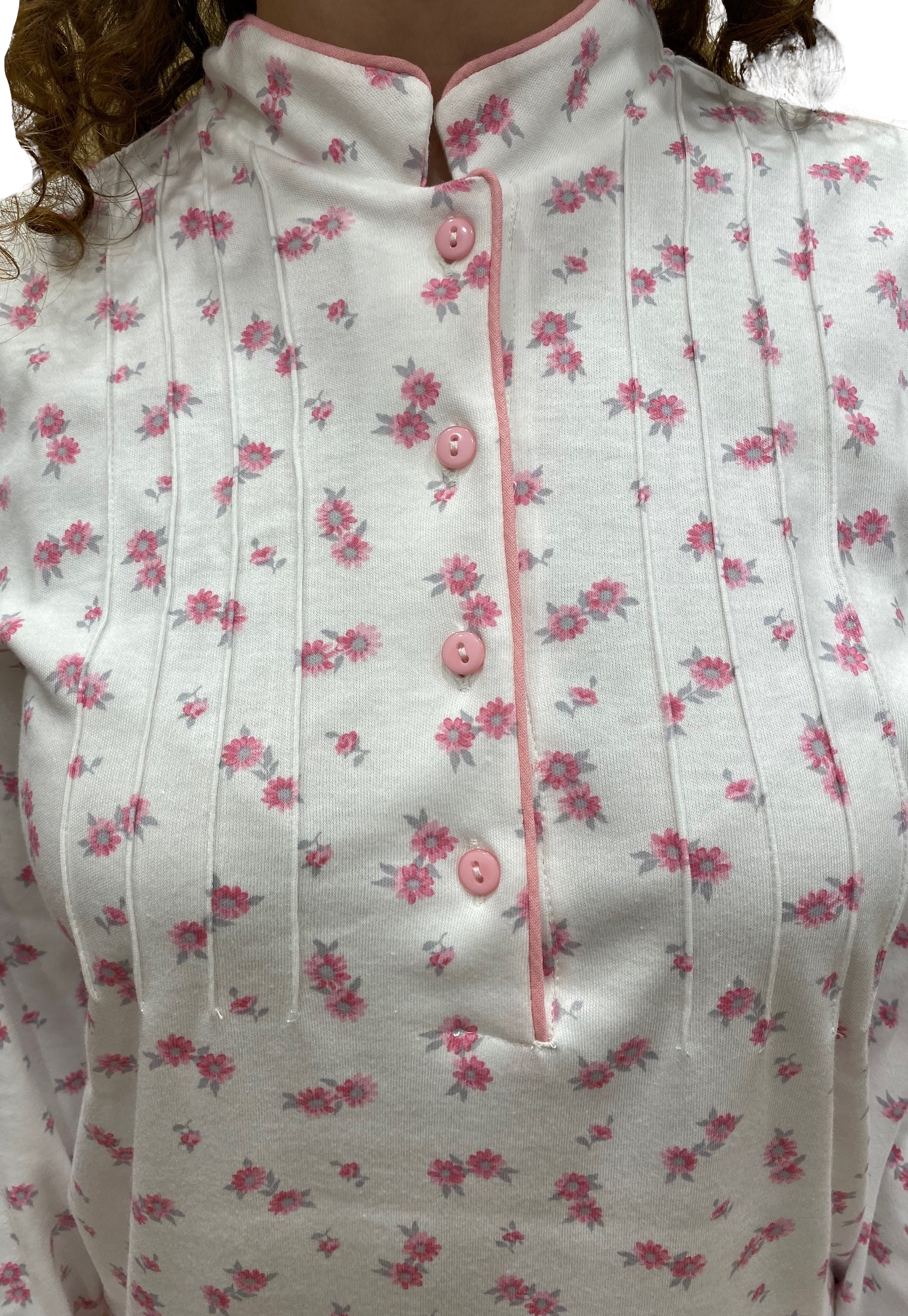 Pyjama pour femme en pur coton interlock avec traitement Sanfor Art.