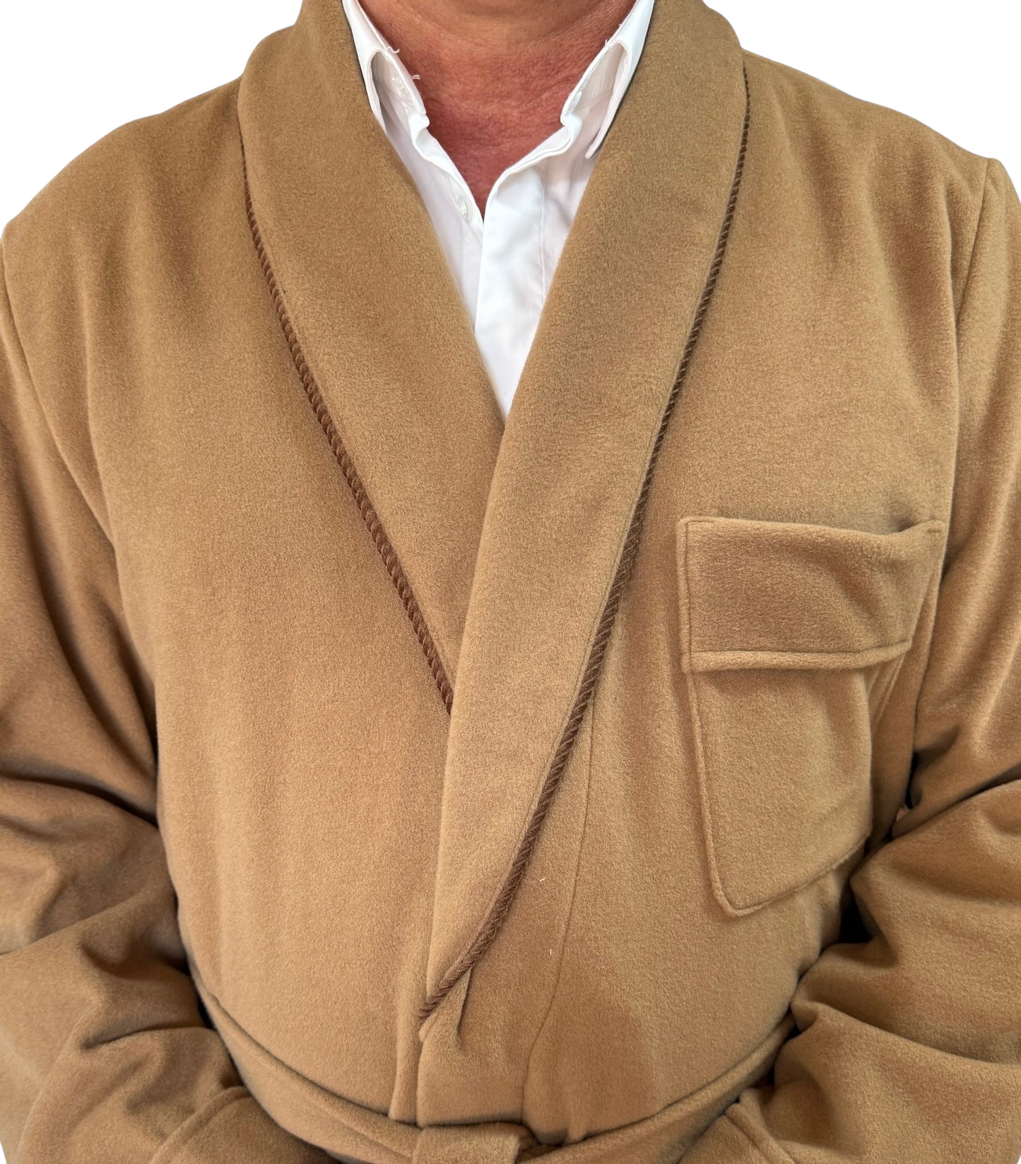 Vestaglia da Camera per Uomo in Lana e Cashmere modello Scialle Classico art. Londra