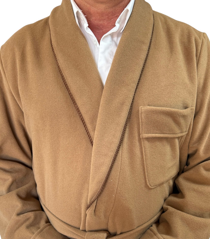 Vestaglia da Camera per Uomo in Lana e Cashmere modello Scialle Classico art. Londra
