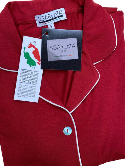 Frauenpyjama in Viskose skizzierte ganz Kunst. Giulia