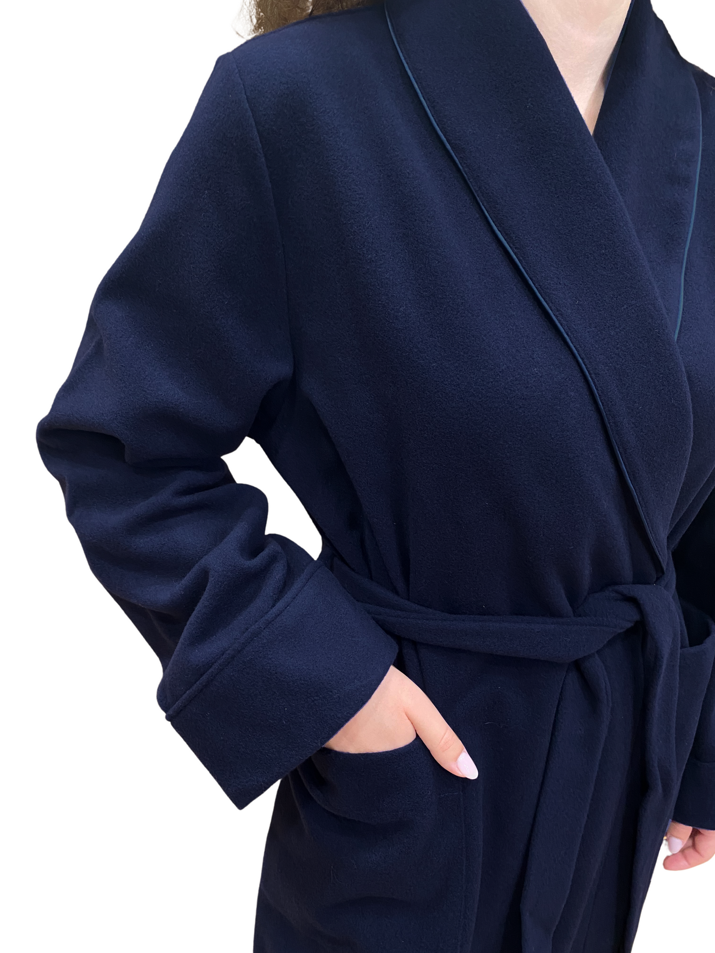 Vestaglia da Donna in Lana e Cashmere modello Scialle classico art. Vittoria in OFFERTA