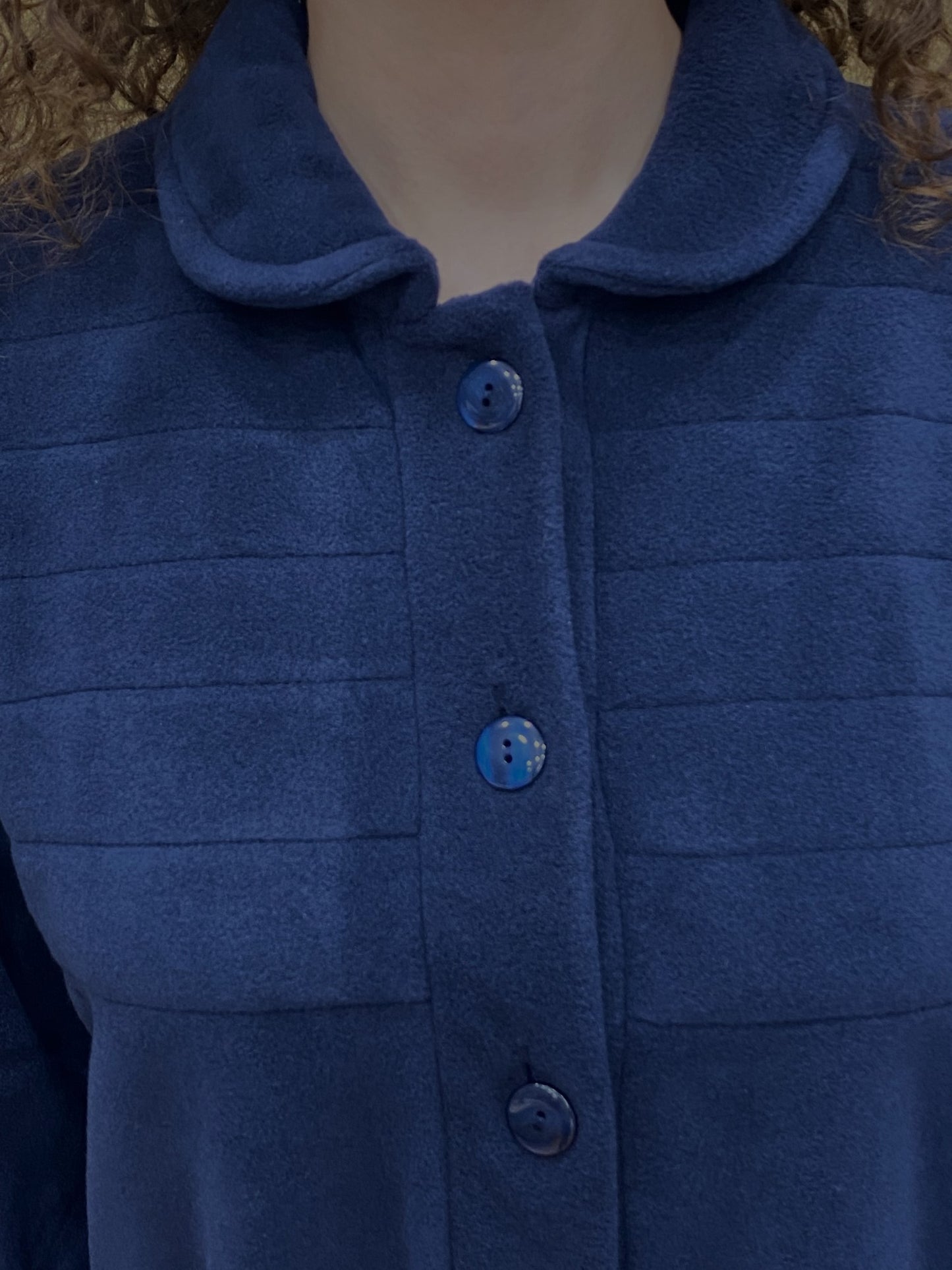 Vestaglia da Donna in Pile di Viscosa Interamente Abbottonata Art. Rosanna