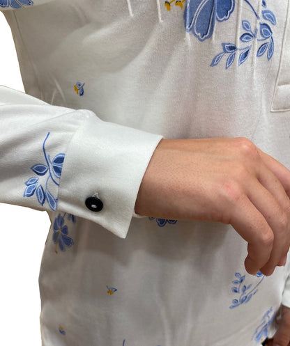 Pyjama pour femme en pur coton interlock avec traitement Sanfor Art.