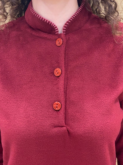 Pigiama da Donna Due Pezzi in Pile Anti-Pilling Art. Flavia