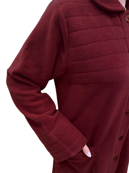 Vestaglia da Donna in Pile di Viscosa Interamente Abbottonata Art. Rosanna