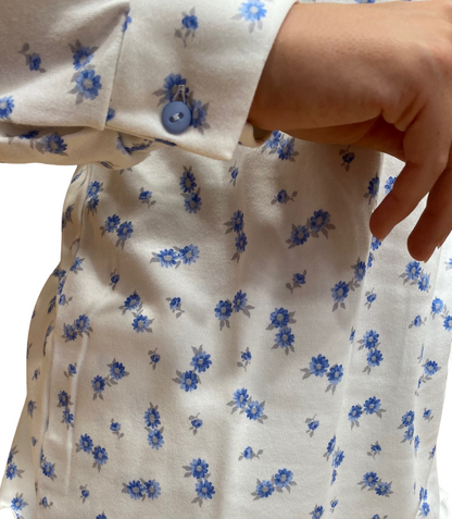 Pyjama pour femme en pur coton interlock avec traitement Sanfor Art.