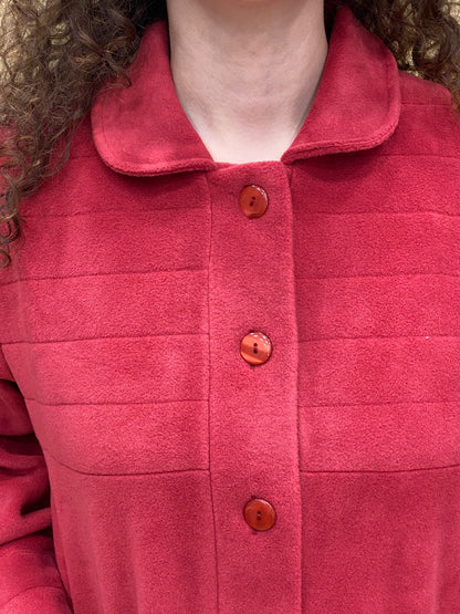 Vestaglia da Donna in Pile di Viscosa Interamente Abbottonata Art. Rosanna