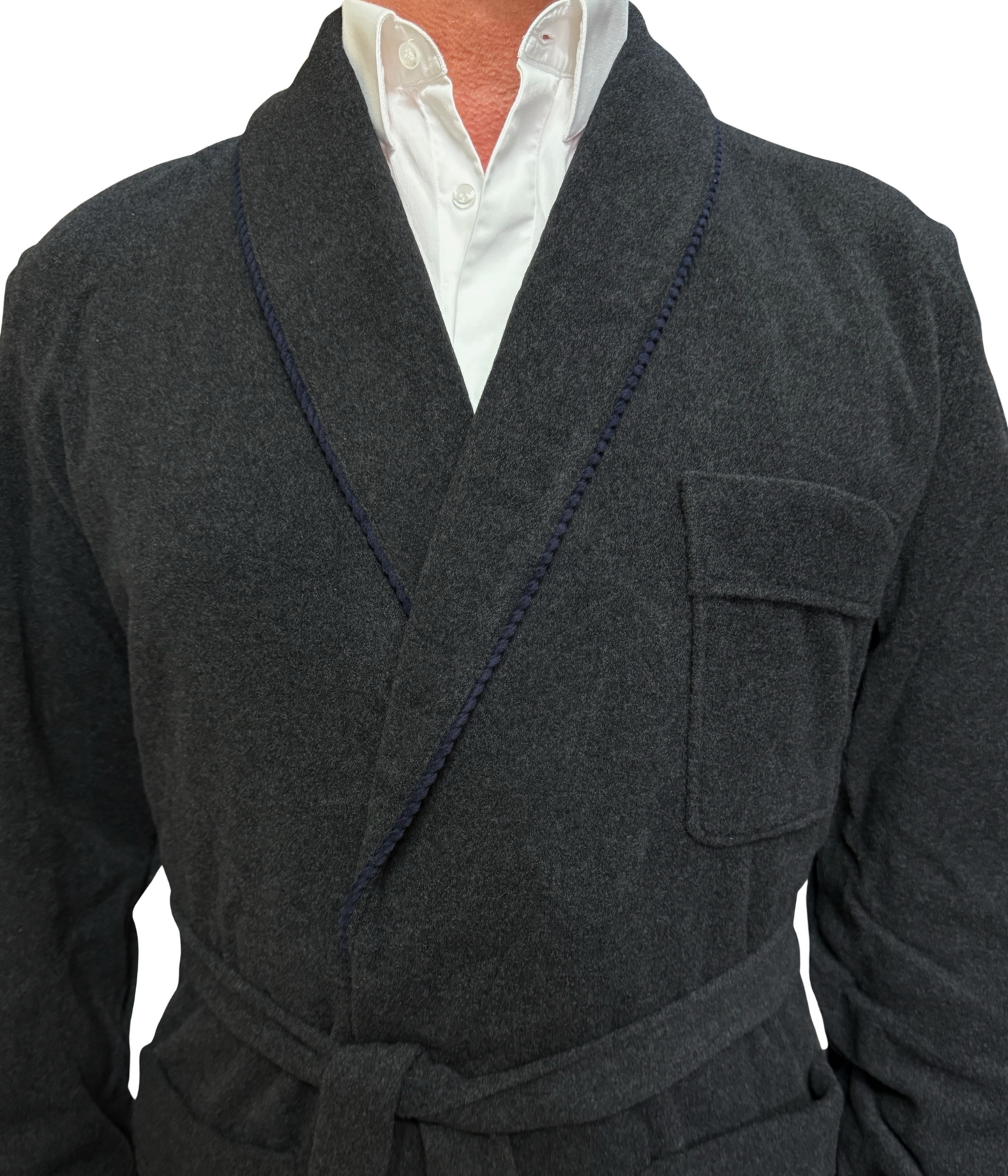 Vestaglia da Camera per Uomo in Lana e Cashmere modello Scialle Classico art. Londra