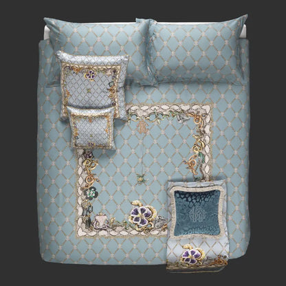 Roberto Cavalli Art New Spider Double Duvet Cover Set, Water Colour