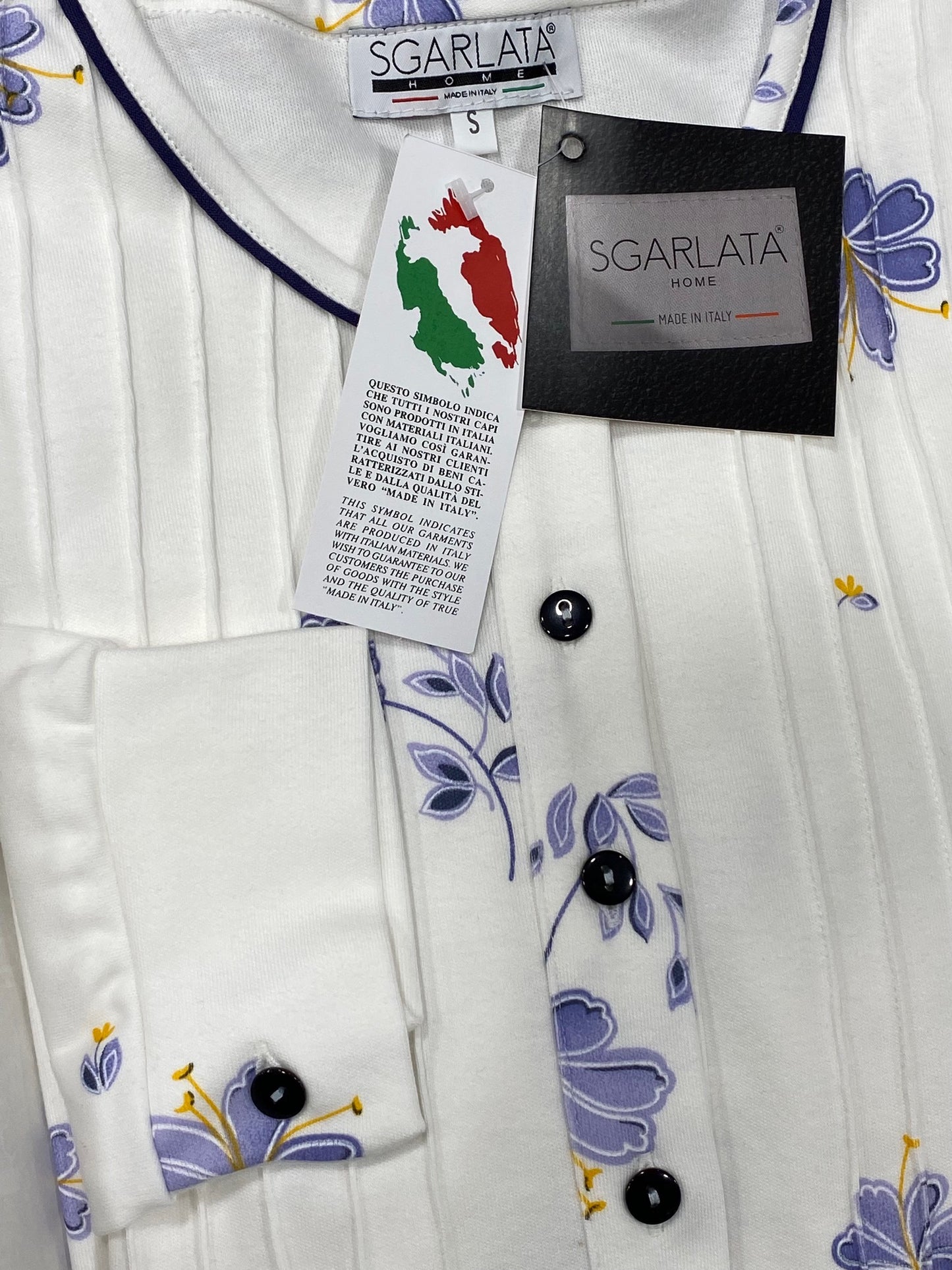 Pyjama pour femme en pur coton interlock avec traitement Sanfor Art.