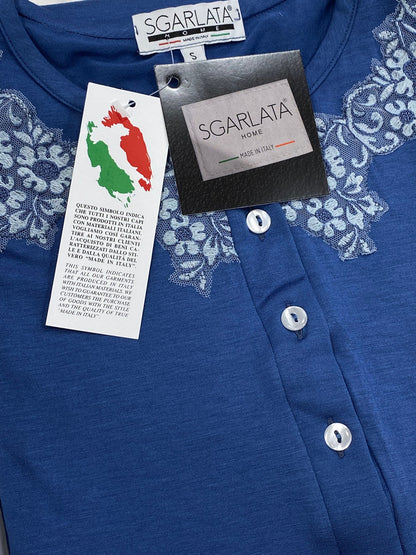 Frau Nachthemd in Viskose Kunst. Francesca