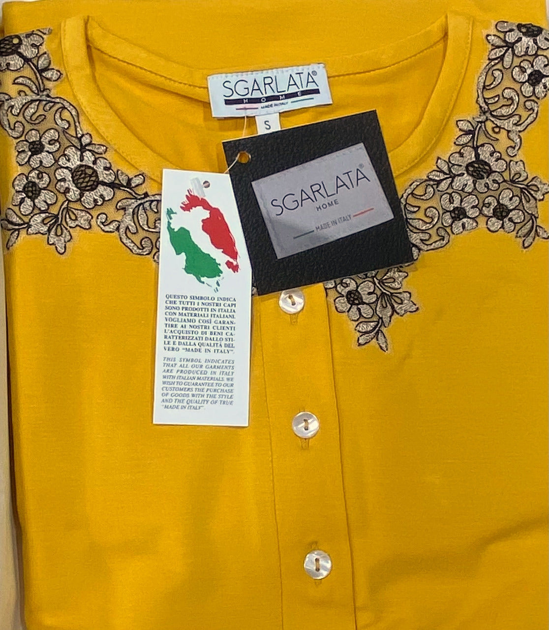 Frau Nachthemd in Viskose Kunst. Francesca