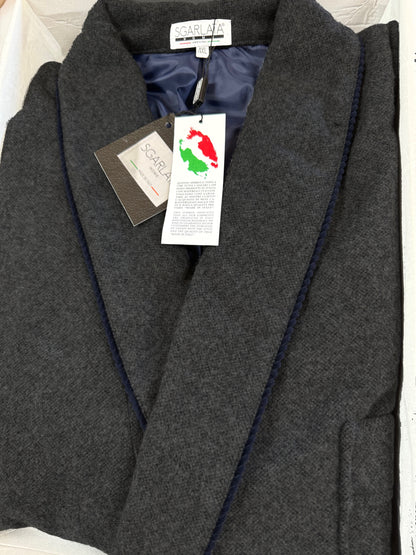Vestaglia da Camera per Uomo in Misto Lana Modello Scialle Classico Art. Oslo
