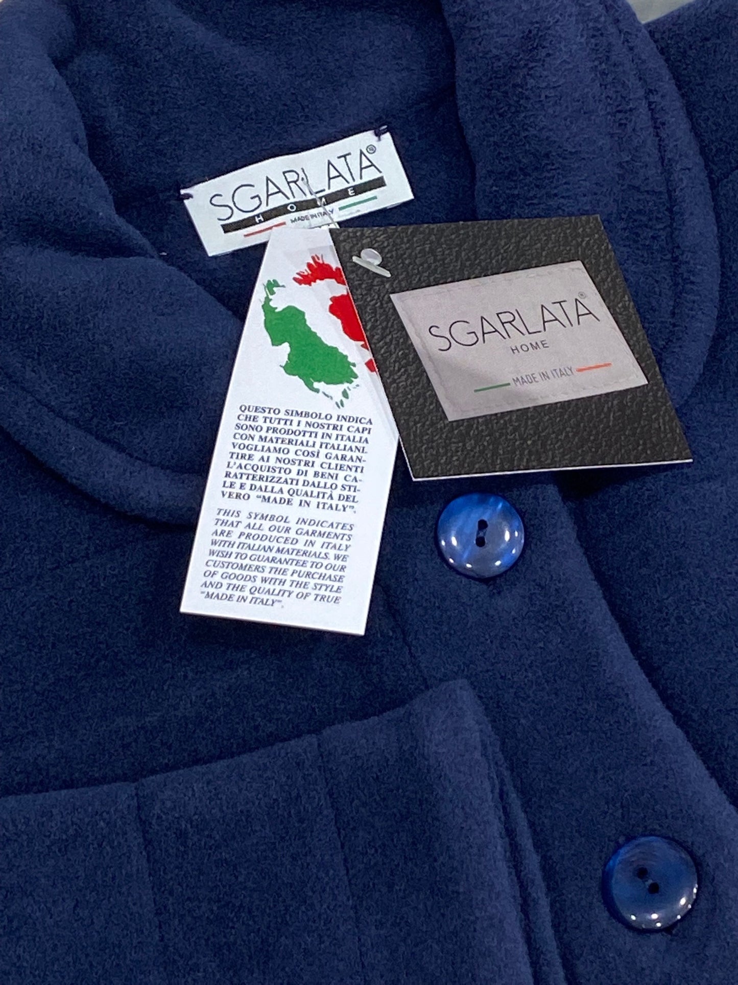 Vestaglia da Donna in Pile di Viscosa Interamente Abbottonata Art. Rosanna