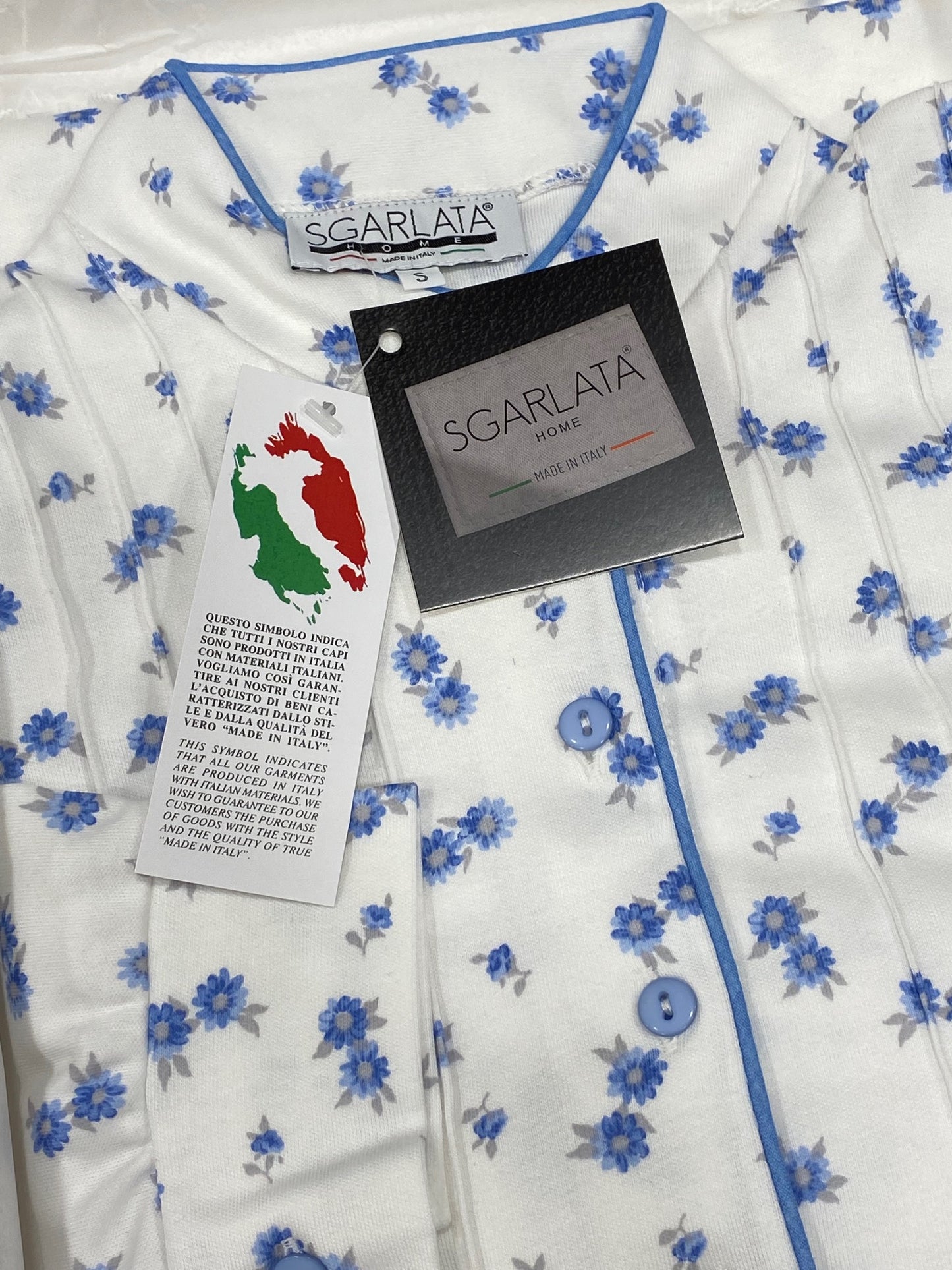 Pyjama pour femme en pur coton interlock avec traitement Sanfor Art.