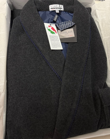 Vestaglia da Camera per Uomo in Lana e Cashmere modello Scialle Classico art. Londra