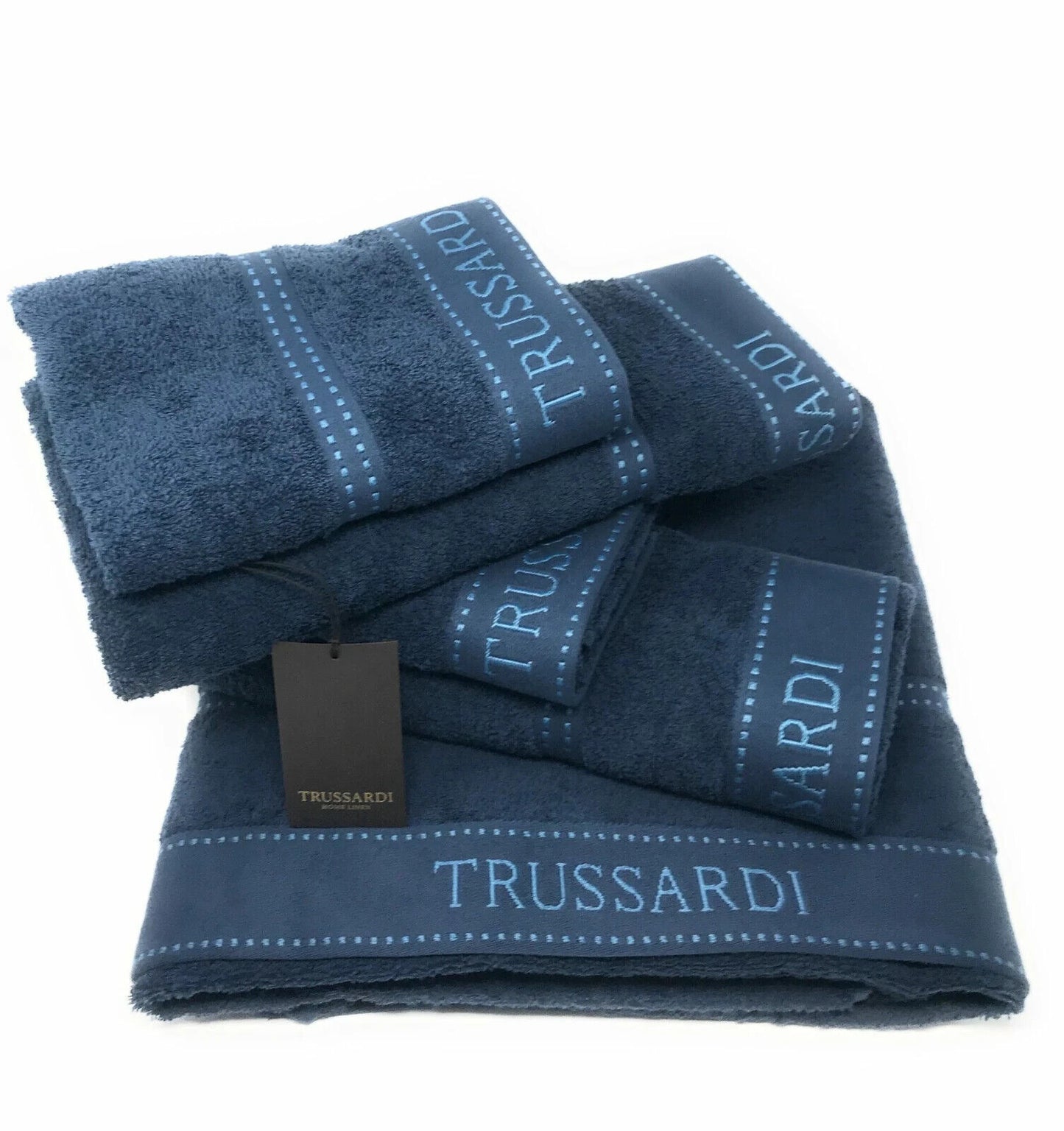 Trussardi Home Linen Set 5 Pieces Sponge Art. Ribbon