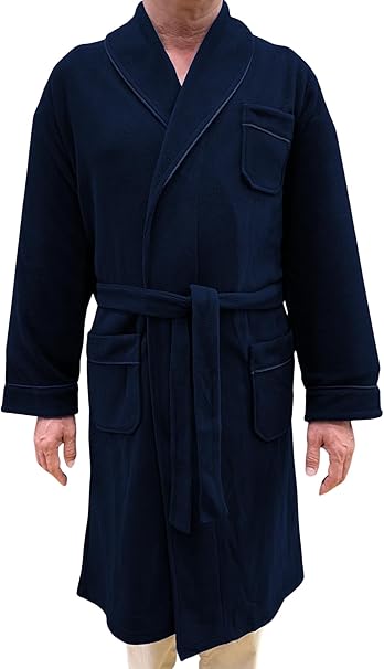 Alpina Intimo dal 1926 Men's Dressing Gown in Warm Microfleece Art. George