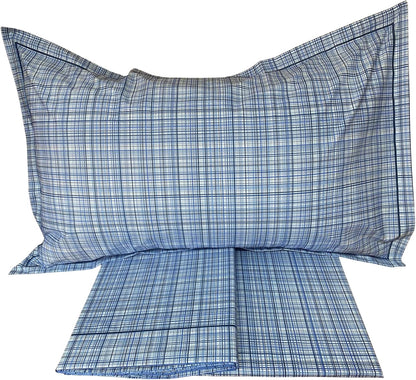 Fazzini completo lenzuola matrimoniali in Puro Percalle di Cotone art. Criss Cross