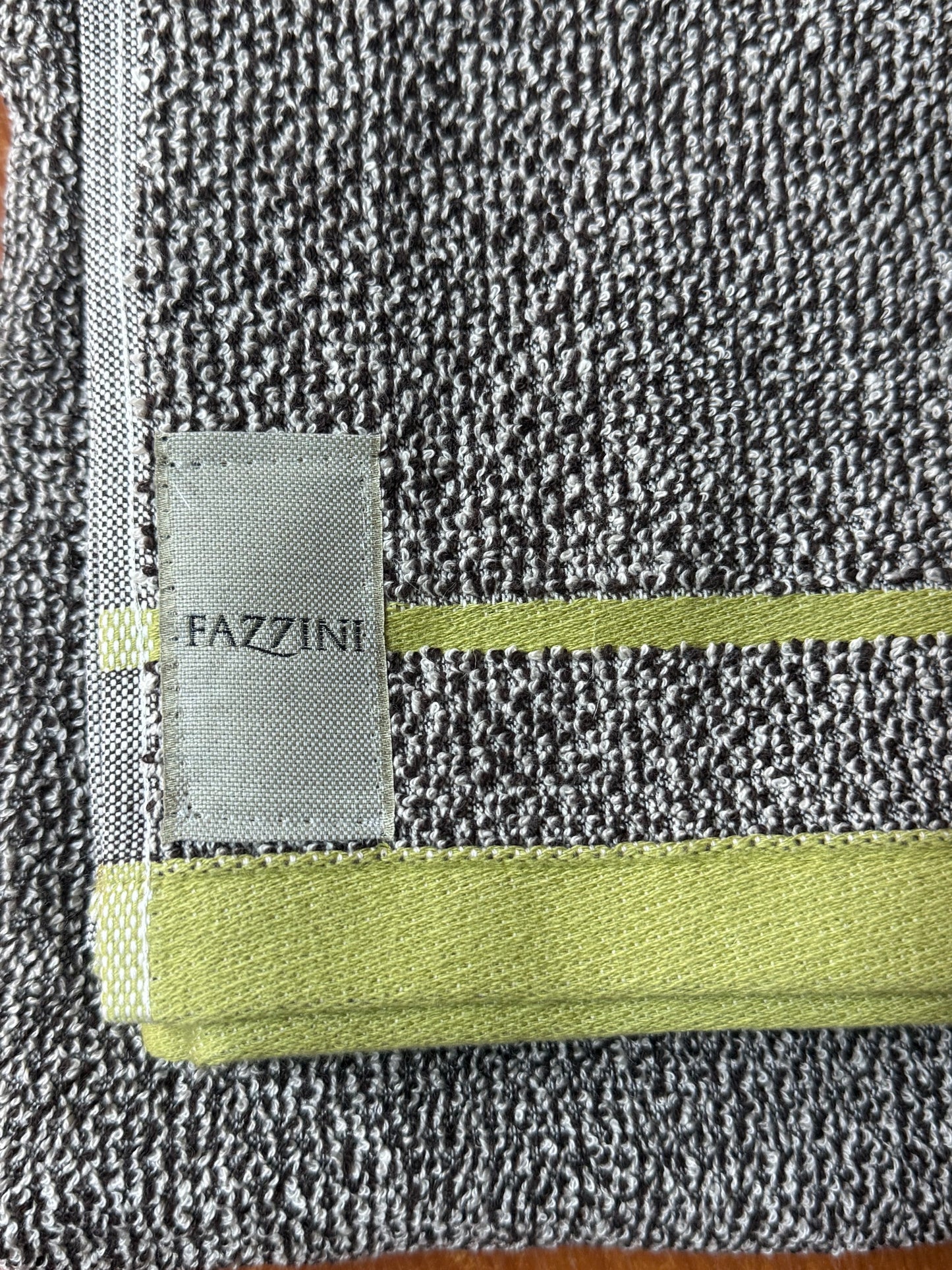 Fazzini coppia asciugamani 1+1 in Pura Spugna art. Melange